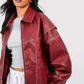 Veste bomber en cuir Lara – Style et confort ultime
